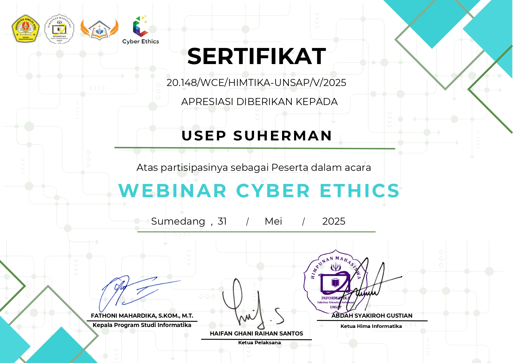 Webinar Cyber Ethic